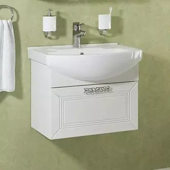 Тумба с раковиной Runo Монро 55, подвесная