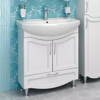 Тумба с раковиной Runo Неаполь 75, напольная