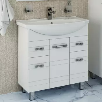 Тумба с раковиной Runo Турин 85