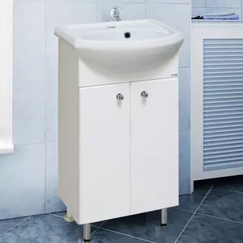 Тумба с раковиной Runo Уют 45