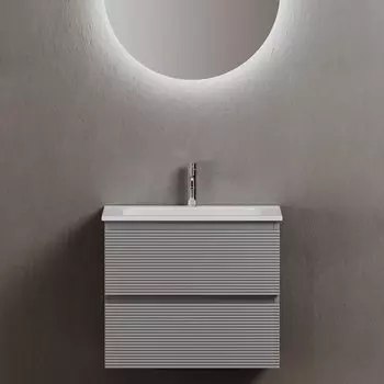 Тумба с раковиной Sancos Folk 60 ergraut soft