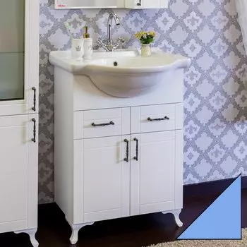 Тумба с раковиной Sanflor Глория 65 серый