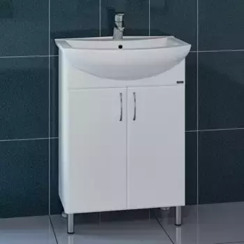 Тумба с раковиной Санта Грация 60 белый