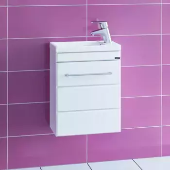 Тумба с раковиной Санта Омега 40 белый