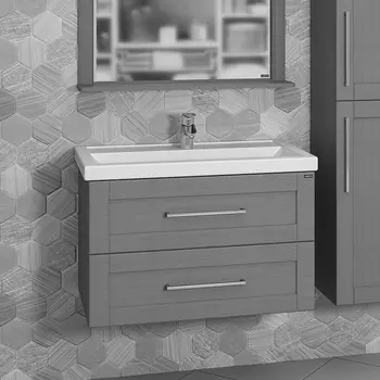 Тумба с раковиной Санта Венера 80 серый