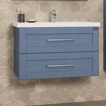 Тумба с раковиной Санта Венера 80 синий