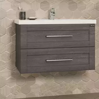 Тумба с раковиной Санта Венера 80 темное дерево