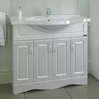 Тумба с раковиной Санта Верона 100 белый