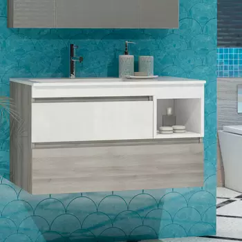 Тумба с раковиной Smile Фортуна 90 орегон