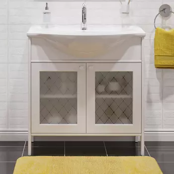 Тумба с раковиной STWORKI Хельсингборг 85 белая