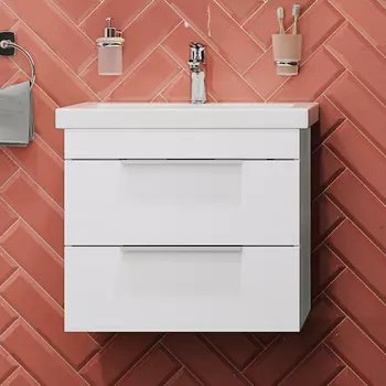 Тумба с раковиной STWORKI Копенгаген 60 белая