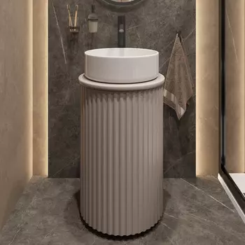 Тумба с раковиной STWORKI Lotus 42 white