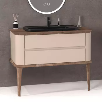 Тумба с раковиной STWORKI Pier 102 mink