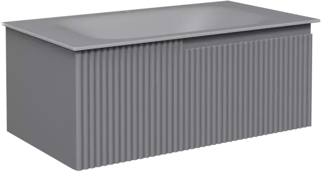 Тумба с раковиной STWORKI Вестфолл 90 серая матовая