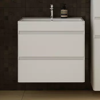 Тумба с раковиной Style Line Атлантика 70 Люкс Plus, подвесная, антискрейч