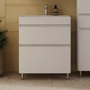 Тумба с раковиной Style Line Атлантика 70 Люкс Plus, напольная, антискрейч