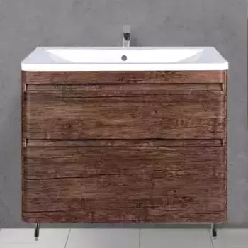 Тумба с раковиной Style Line Атлантика 80 Люкс Plus, напольная, старое дерево