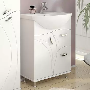 Тумба с раковиной Vigo Faina 61 см (F-2-600(Балтика))