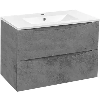 Тумба с раковиной Vincea Gio Mia 80 серая