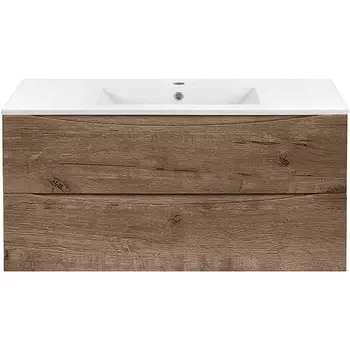 Тумба с раковиной Vincea Mia 100 светлое дерево