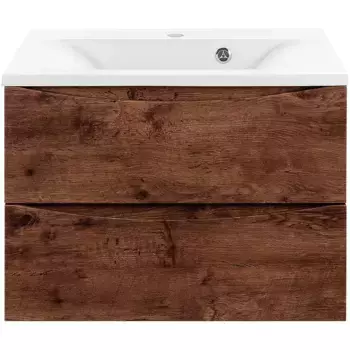 Тумба с раковиной Vincea Mia 65 темное дерево