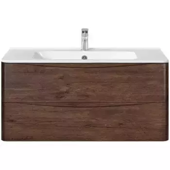 Тумба с раковиной Vincea Paola 100 темное дерево