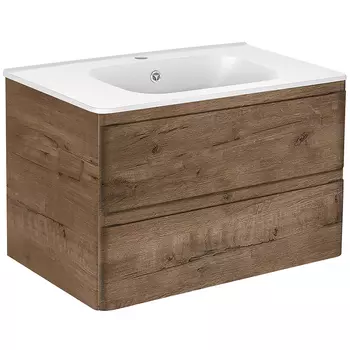 Тумба с раковиной Vincea Vico 80 светлое дерево