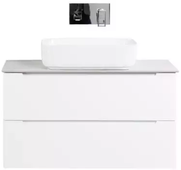 Тумба со столешницей и раковиной BelBagno Etna 100 белый