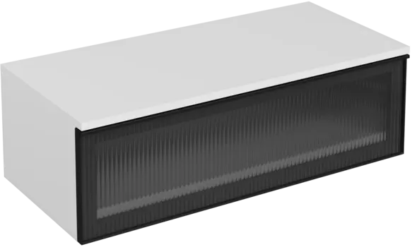 Тумба STWORKI Левангер 100 белая матовая