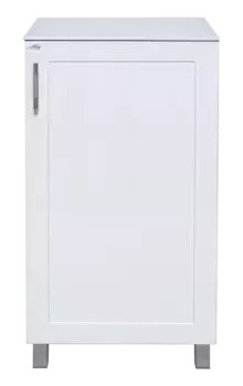 Тумба в ванную комнату со столешницей Misty Купер 50 R белая матовая