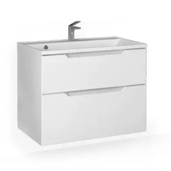 Тумба Wector 80 подвесная белая