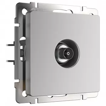 ТВ-розетка оконечная Werkel серебряный W1183006 4690389156533