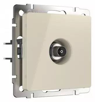 ТВ-розетка проходная Werkel (слоновая кость) W1184003 4690389155819