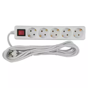 Удлинитель бытовой General GES-16-3x100-5-7m-S 470048