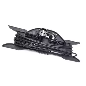 Удлинитель-шнур на рамке 1-местный c/з Stekker, HM02-01-10, 10м, 3*0,75, серия Home (УХз-10), черный 39223