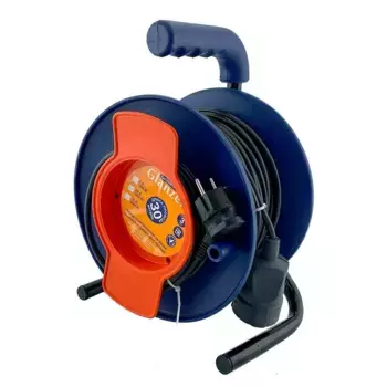 Удлинитель силовой на катушке Glanzen ПВС 2х1,5 EC-30-010