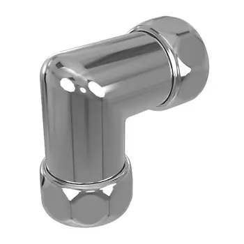 Уголок переходной для полотенцесушителя Terminus 1"Х1" хром (4620768881688)