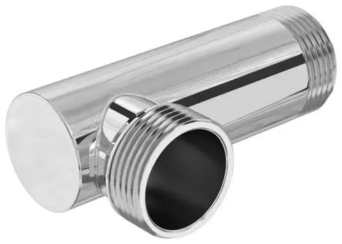 Уголок Уголок н/ж "СУНЕРЖА" G 1" нар.р. L-93 мм / G 1" нар.р. L-30.5 мм (Матовое золото)