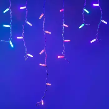 Уличная светодиодная гирлянда Ardecoled бахрома 230V разноцветный ARD-Edge-Classic-2400X600-White-88Led-Live RGB 026022