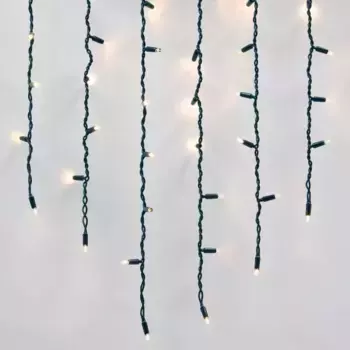 Уличная светодиодная гирлянда Uniel бахрома 220V теплый белый ULD-B3010-200/TBK Warm White IP67 UL-00003934