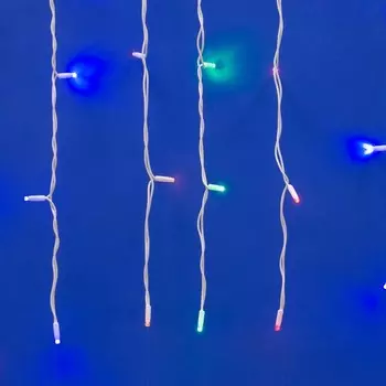 Уличная светодиодная гирлянда Uniel занавес 220V разноцветный ULD-C2030-240/TWK MULTI IP67 UL-00001359