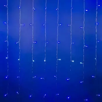 Уличная светодиодная гирлянда Uniel занавес 220V синий/белый ULD-C3020-240/TTK Blue-White IP44 UL-00007214
