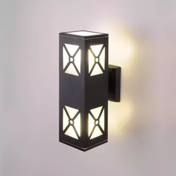 Уличный настенный cветильник Elektrostandard 1405 Techno черный a041976