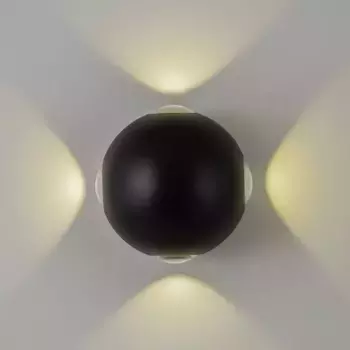 Уличный настенный светильник AM Group AM303-4X3 W BK 4000K