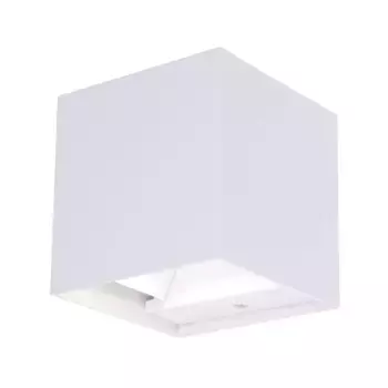 Уличный настенный светильник Uniel ULU-S55B-2x3W/3000K+4000K+6000K IP65 WHITE UL-00010854