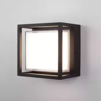 Уличный настенный светодиодный светильник Elektrostandard 1533 Techno Led чёрный a052253