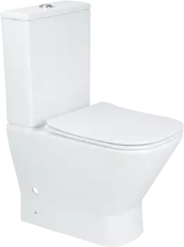 Унитаз-компакт Aquanet Fine безободковый, с микролифтом 273786