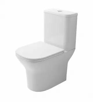 Унитаз-компакт Azario Iris белый, с сиденьем микролифт (AZ-8353 GB)