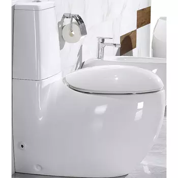 Унитаз-компакт Ceramalux белый, глянцевый (2451)