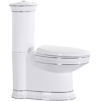 Унитаз-компакт CeramaLux Classic белый (1409)